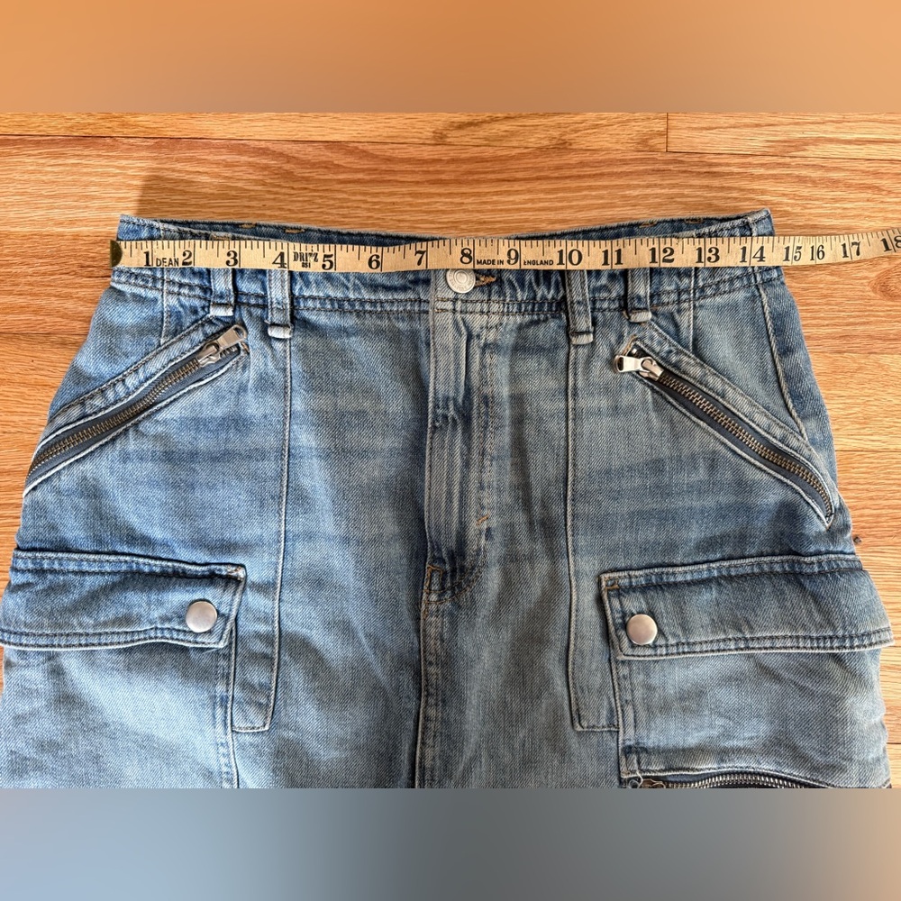 Free People We The Free Avenue Mini Skirt Icon Wash 29 - Picture 5 of 9